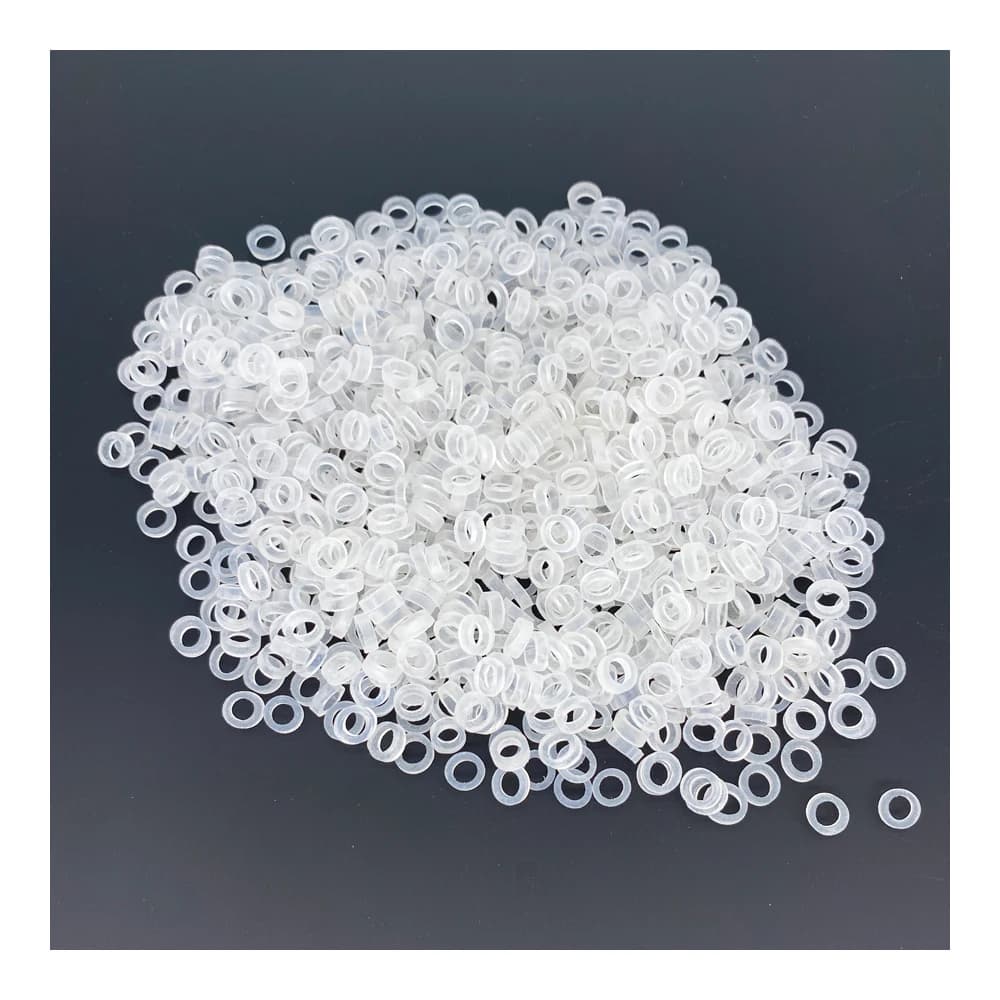 10 g/lot bandes d'appâts en caoutchouc de pêche pour appâts de ver de sang de 3mm à 10mm bande élast
