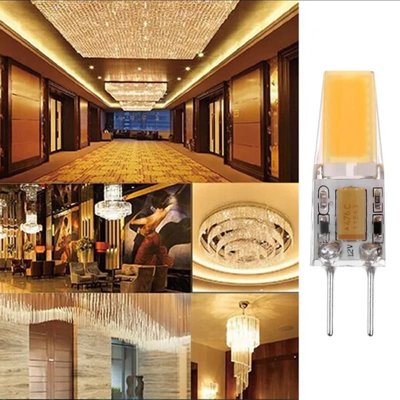 5W Mini GY6.35 LED ampoules en cristal de Silicone AC/DC 12V 1508 sans scintillement blanc chaud fro