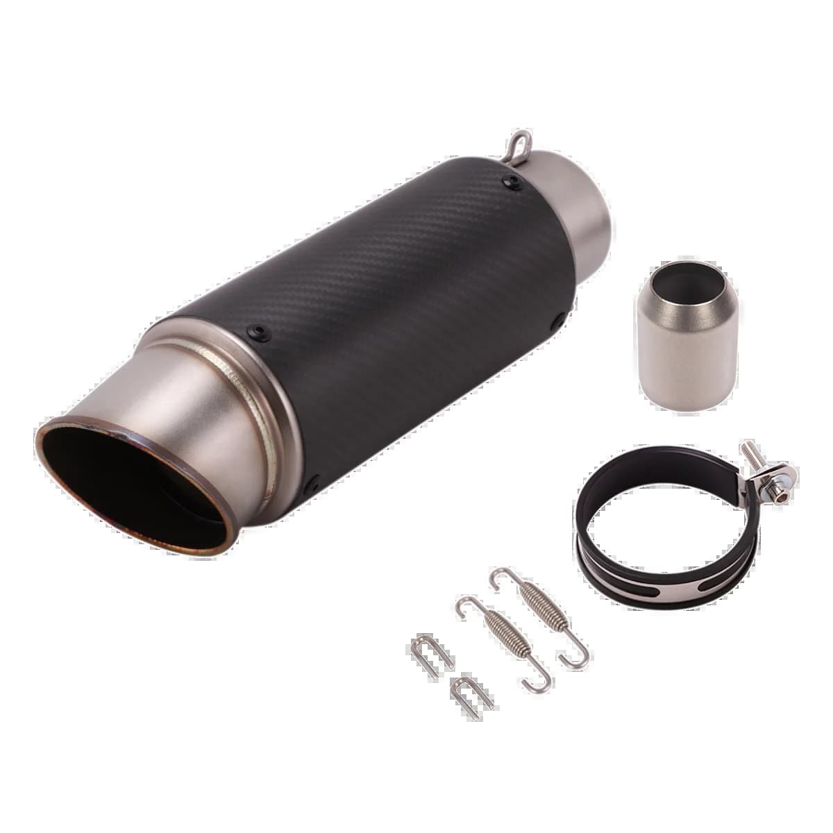Tuyau de liaison intermédiaire avec silencieux de moto, DB Killer, Escape Modify, Slip-On, Kawasaki 