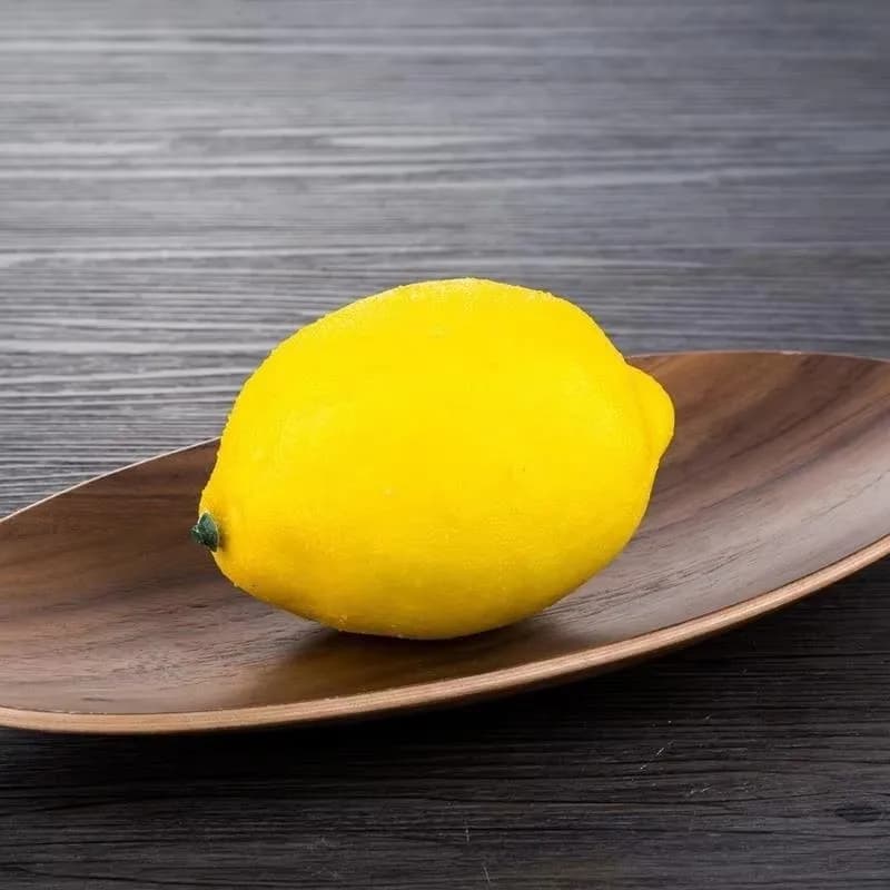 Fruits de citron artificiels, décoration de maison, accessoires de théâtre, accessoires de décoratio