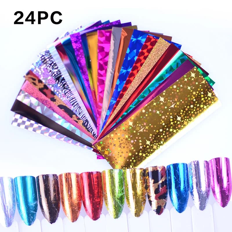 nail art stickers ongle nails art accesoires manucure Autocollants pour ongles motif marbre, feuille