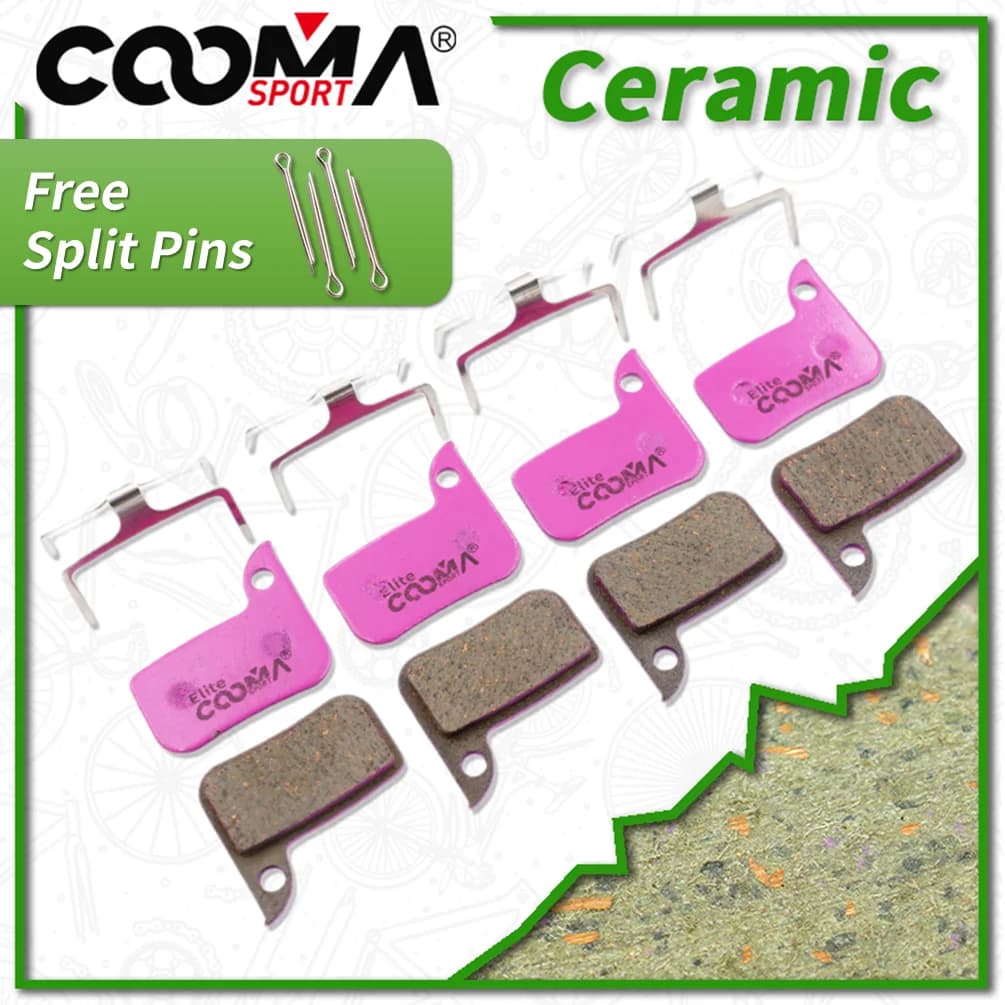 4 paires de plaquettes de frein à disque de vélo en céramique pour niveau SRAM, rouge 22 B1, Force 2