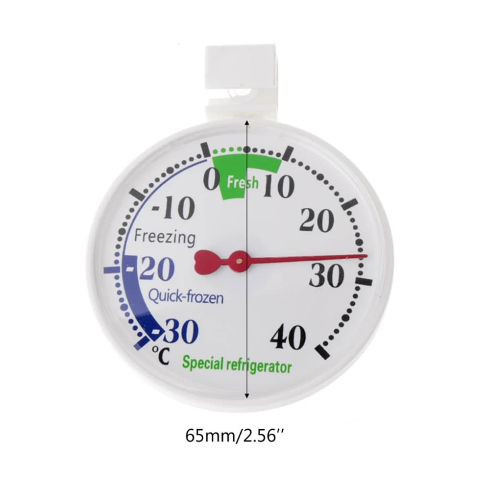 Thermomètre de réfrigérateur-30-40 degrés C thermomètre de réfrigérateur classique thermomètre à gra