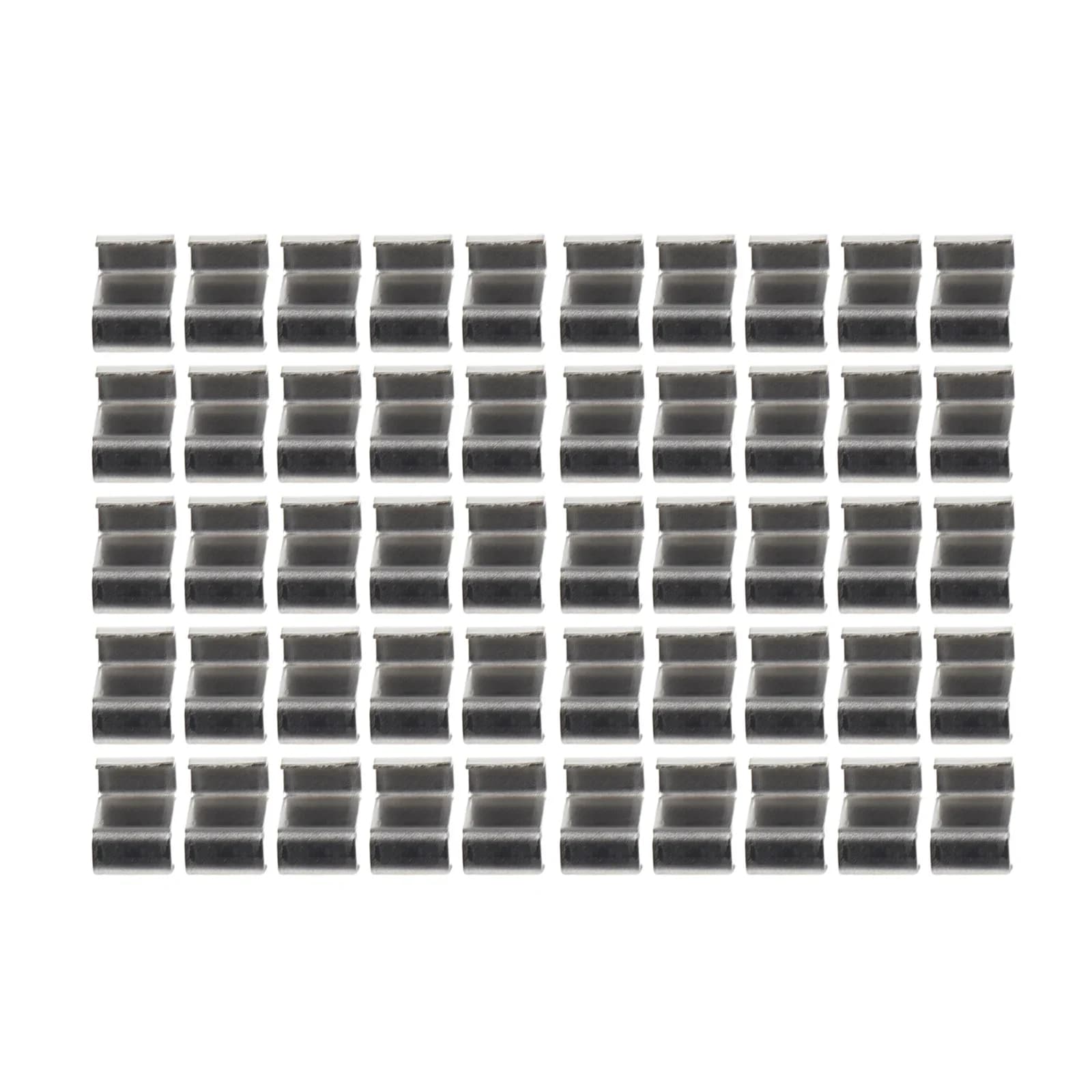 25/50/100pcs Serre Vitrage Clips Z Type Pinces à Verre En Acier Inoxydable En Métal Accessoires De S