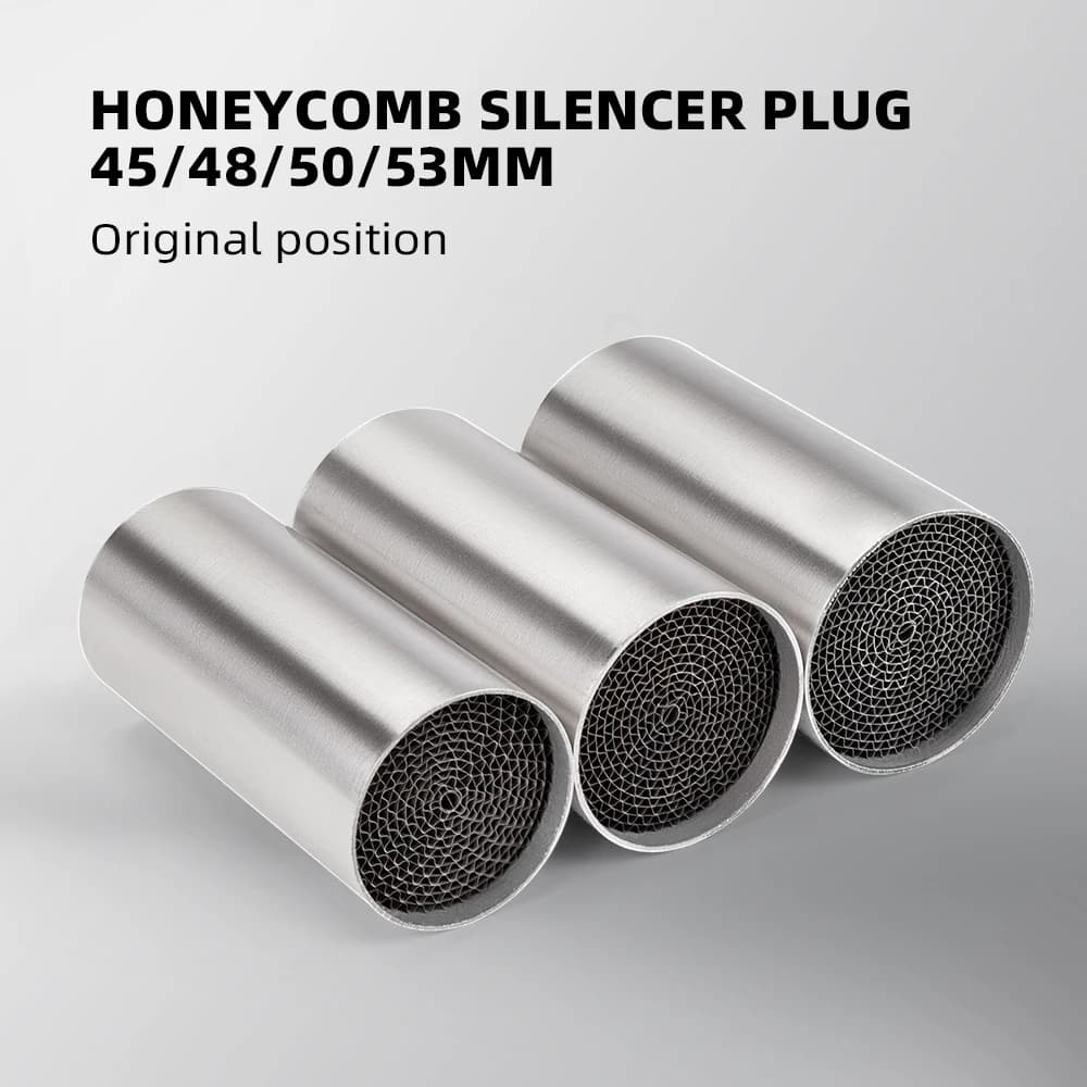 Kit de catalyseur de tuyau d'échappement de moto 45mm 48mm 50mm 53mm