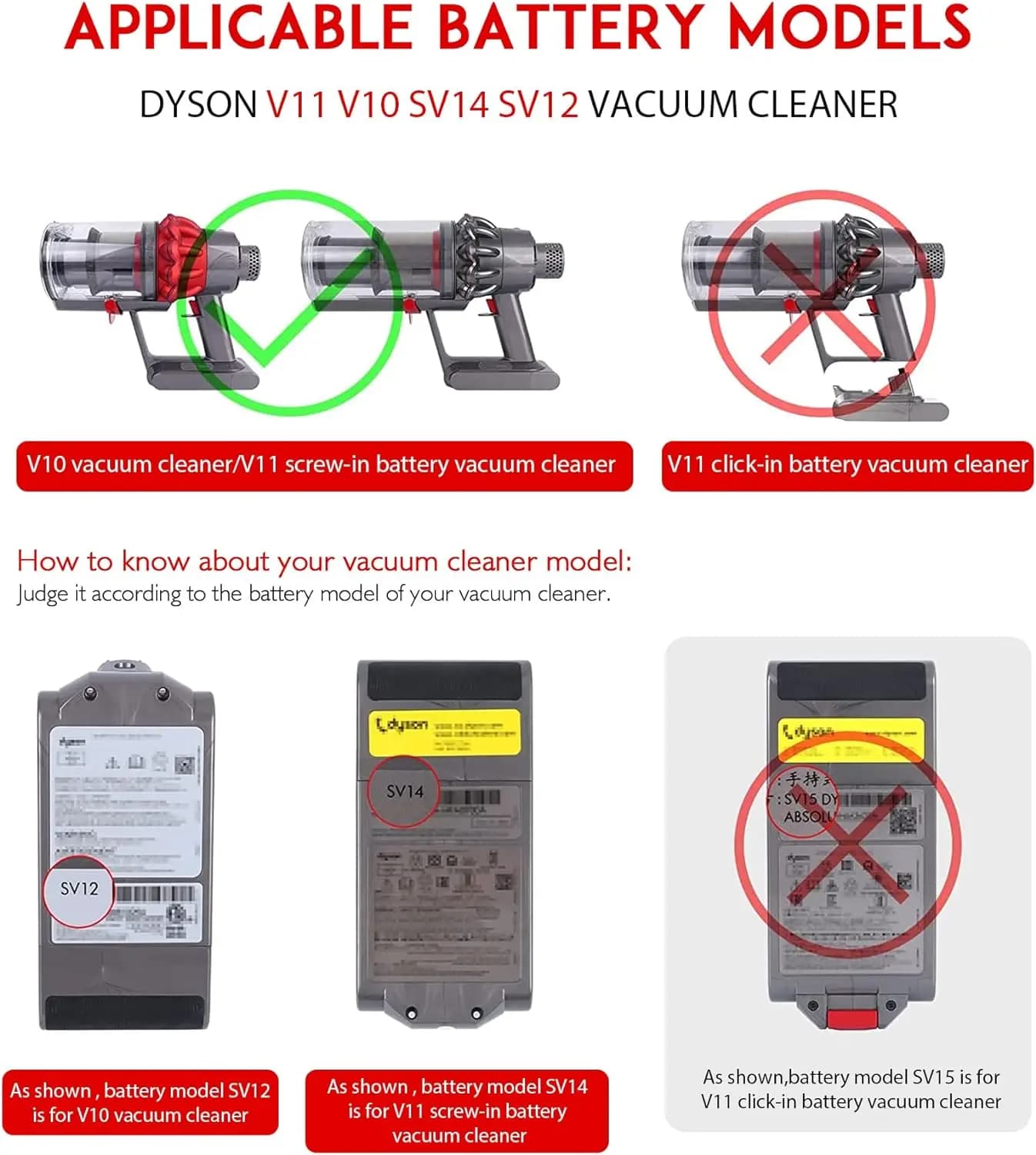 Bouton de commutation de déclenchement de remplacement pour aspirateur Dyson V10 V11 SV12 SV14, bout