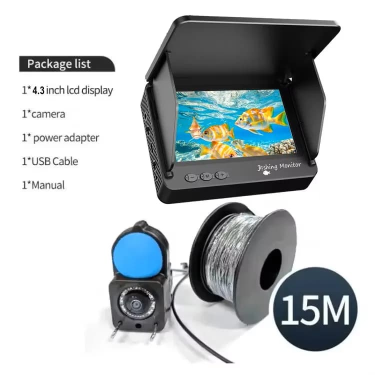 Caméra de pêche sous-marine 1080P HD, détecteur de poissons avec lumières infrarouges, Portable, éta
