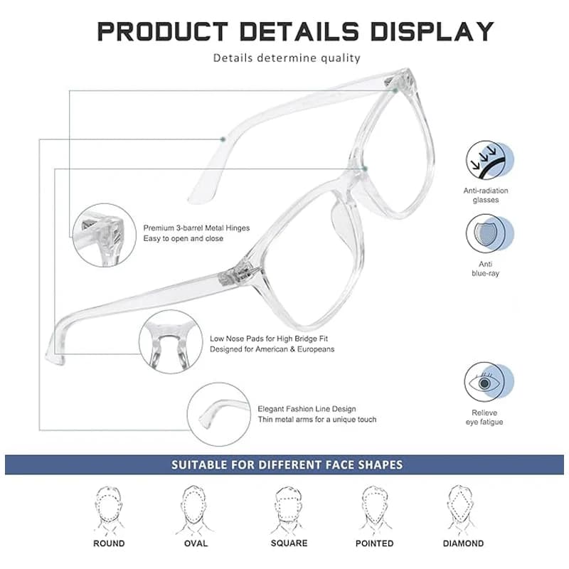 1/2/3 pièces VOPHA lunettes de lecture Autofocus pour hommes et femmes-lecteurs multifocales bloquan