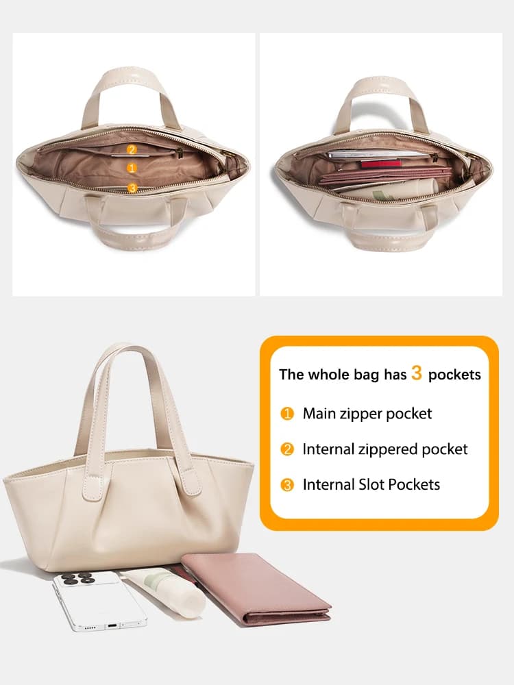 Sac à main en cuir véritable pour femme Zency, petit sac à bandoulière blanc de haute qualité, sac à