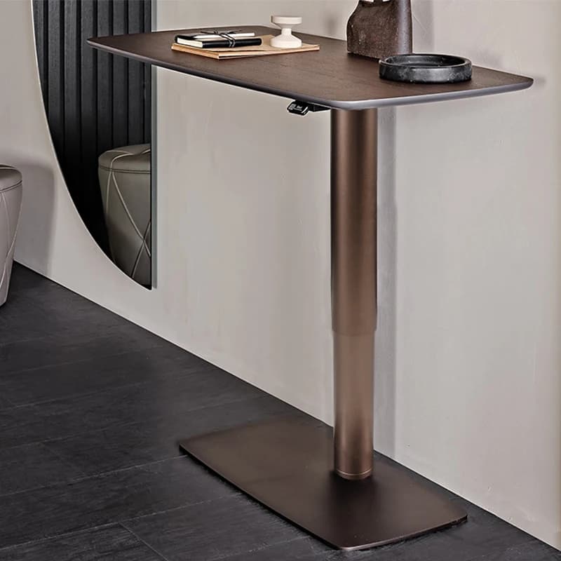 Table basse multifonctionnelle en céramique ou en bois, table d'ordinateur, table d'étude réglable e