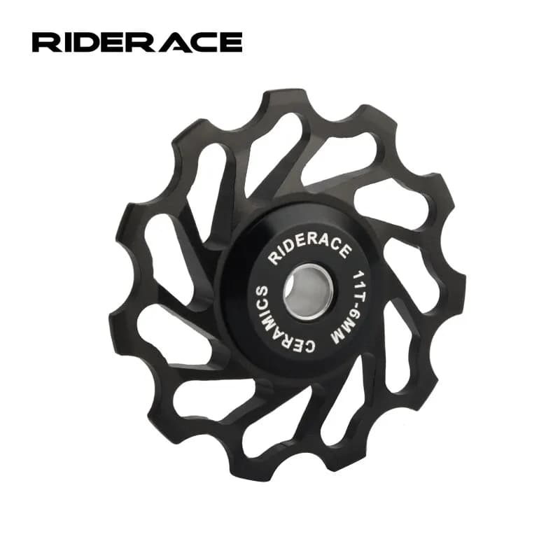 RIDERACE-Poulie de dérailleur arrière en céramique, roulement de guidage 11T, poulie jockey pour vél