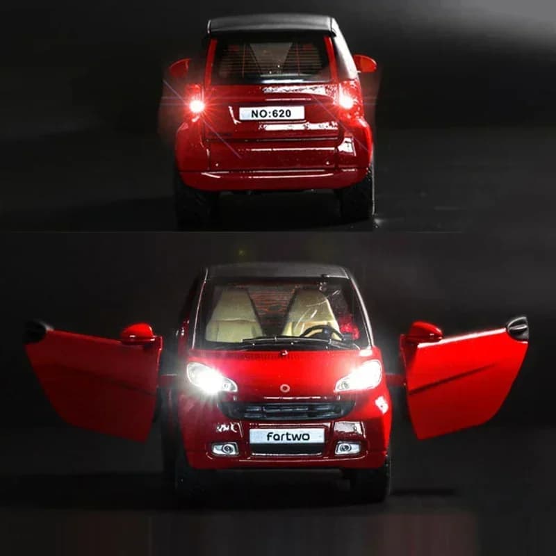 Ornement de style de voiture en alliage, jouet de décoration intérieure pour Benz Smart 451 453 Fort