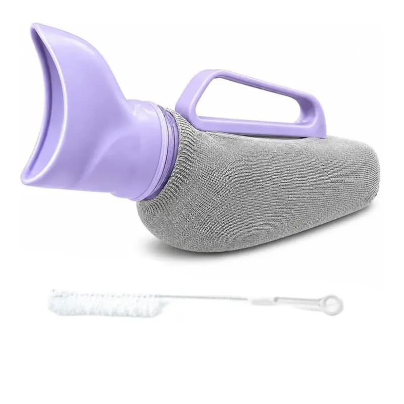 Urinoir portable pour femme BSEVB, 40 oz, pour chevet, design anti-fuite et anti-éclaboussures, gobe