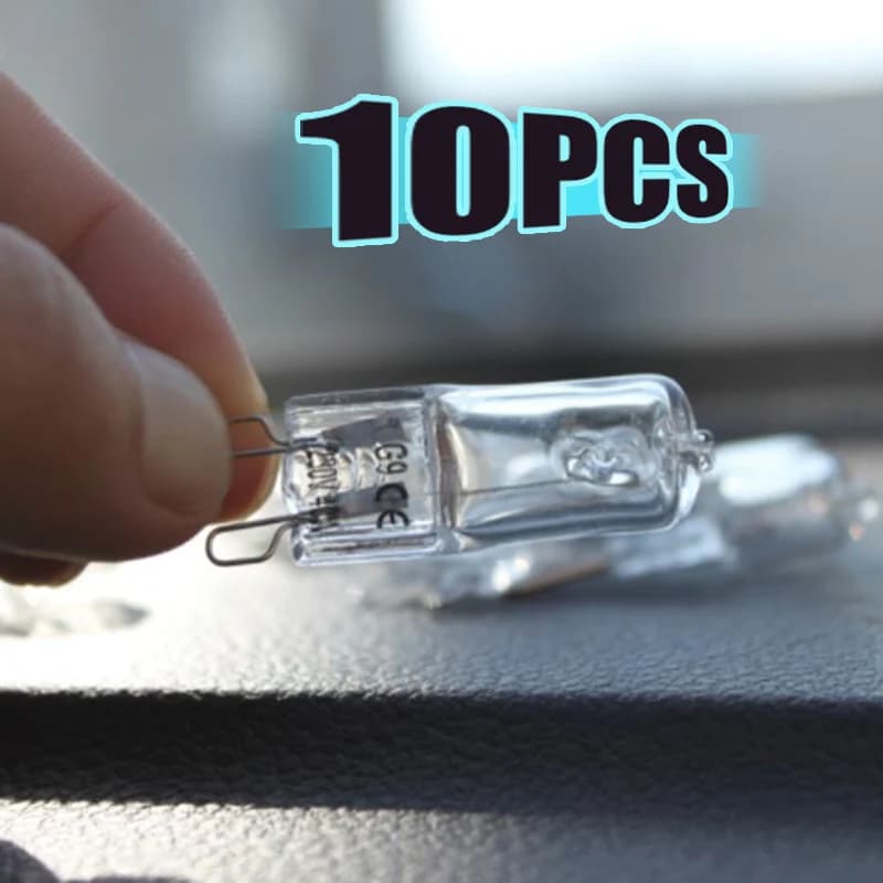 10 pièces ampoules de four G9 ampoules halogènes haute température lumière de vapeur 25w 28w 40w 60w