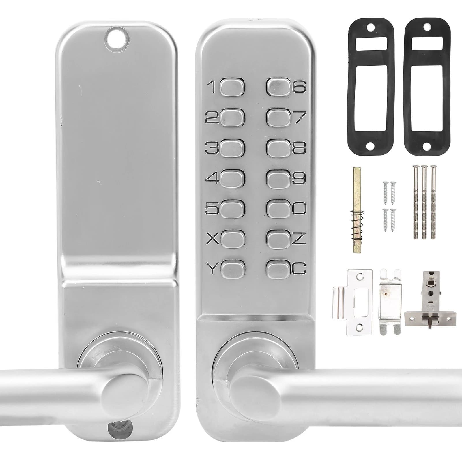 Serrure de porte de sécurité antivol, mécanique intelligente, avec mot de passe numérique, sans puis
