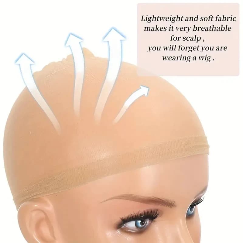 Bonnet de perruque HD pour femmes, bonnet de bas extensible Ultra-fin Invisible pour perruques Lace 
