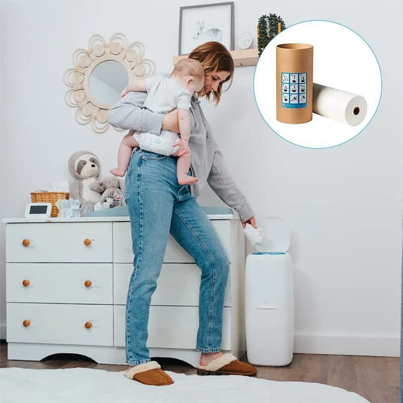 Sacs de recharge pour nourrissons, sac poubelle pour seau à couches, compatible avec Tommee Tippee e