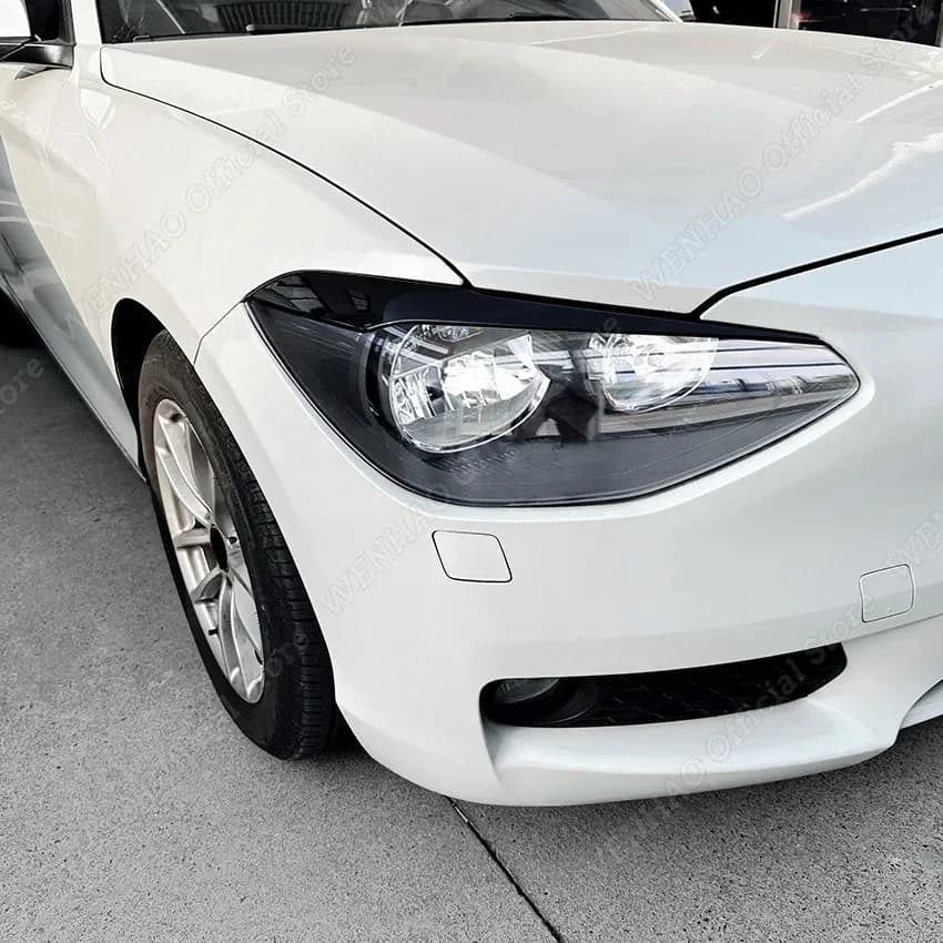 Noir brillant pour BMW série 1 F20 F21 118i 120d 120i M135i pré-lci 2011-2015 voiture avant phare pa