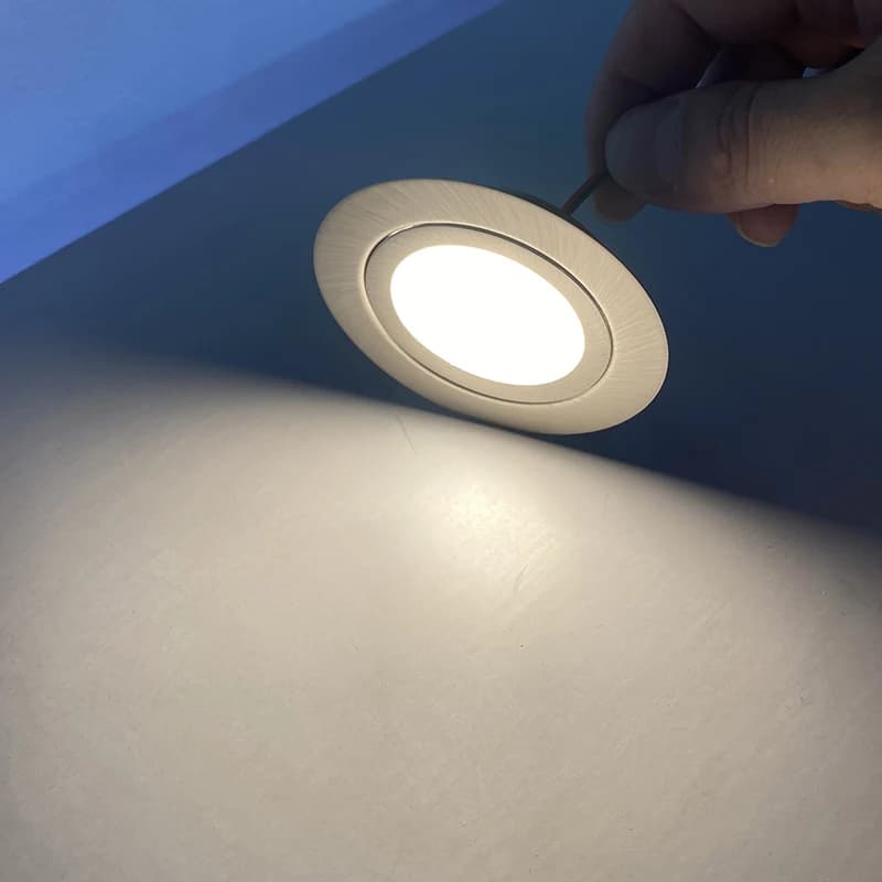 Mini spot LED encastré extérieur IP65 étanche DC12V 24V 3W 5W pour salle de bain, plafond, éclairage