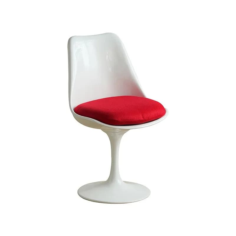 Chaise de Salle à Manger à Dossier Rétro, Tulipe Scandinave Simple, Résistante à 360, pour Étude, Or