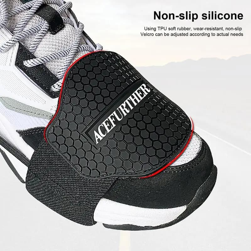 Protecteur de chaussures de moto pour hommes, protecteur de bottes, couvre-bottes, manette de vitess