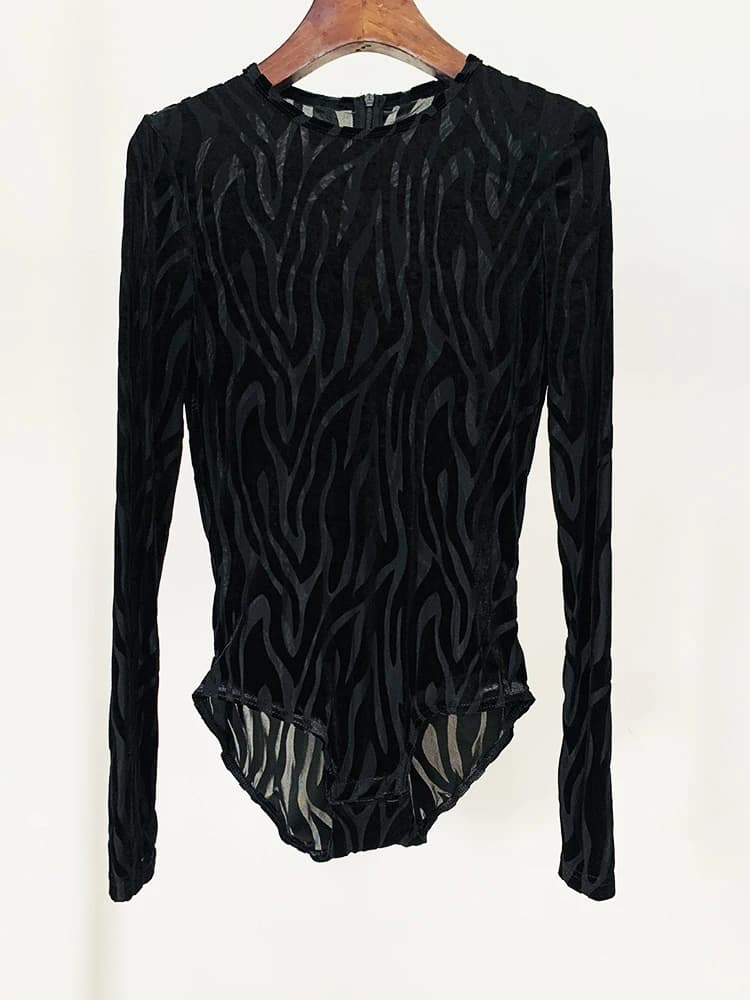 HIGH STREET Nouveauté 2026 Ensemble de costume de créateur pour femme, en velours gaufré à effet tra