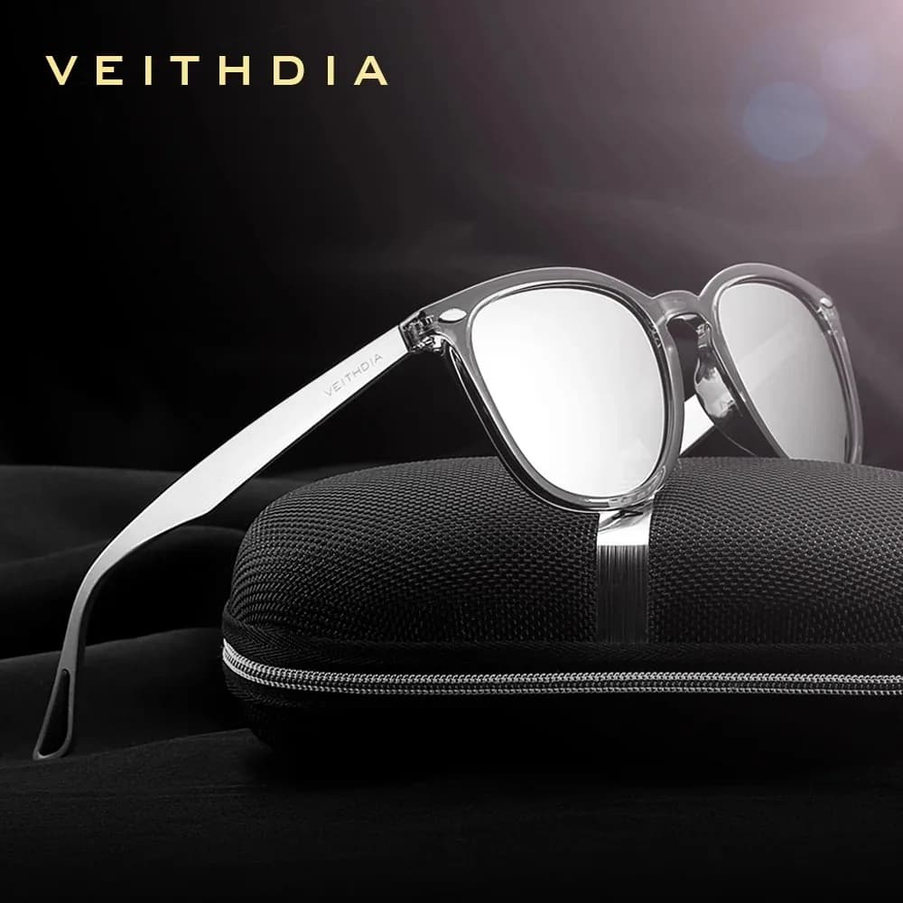 VEITHDIA lunettes de soleil de mode pour hommes et femmes lentille photochromique lunettes de protec