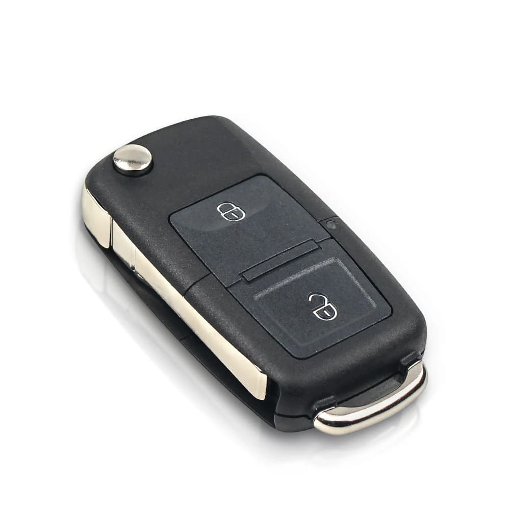 KEYYOU Clé à distance de voiture à 2 boutons 1J 0959753 AG 5FA 008399 -00 pour Seat Arosa Cordoba Ib