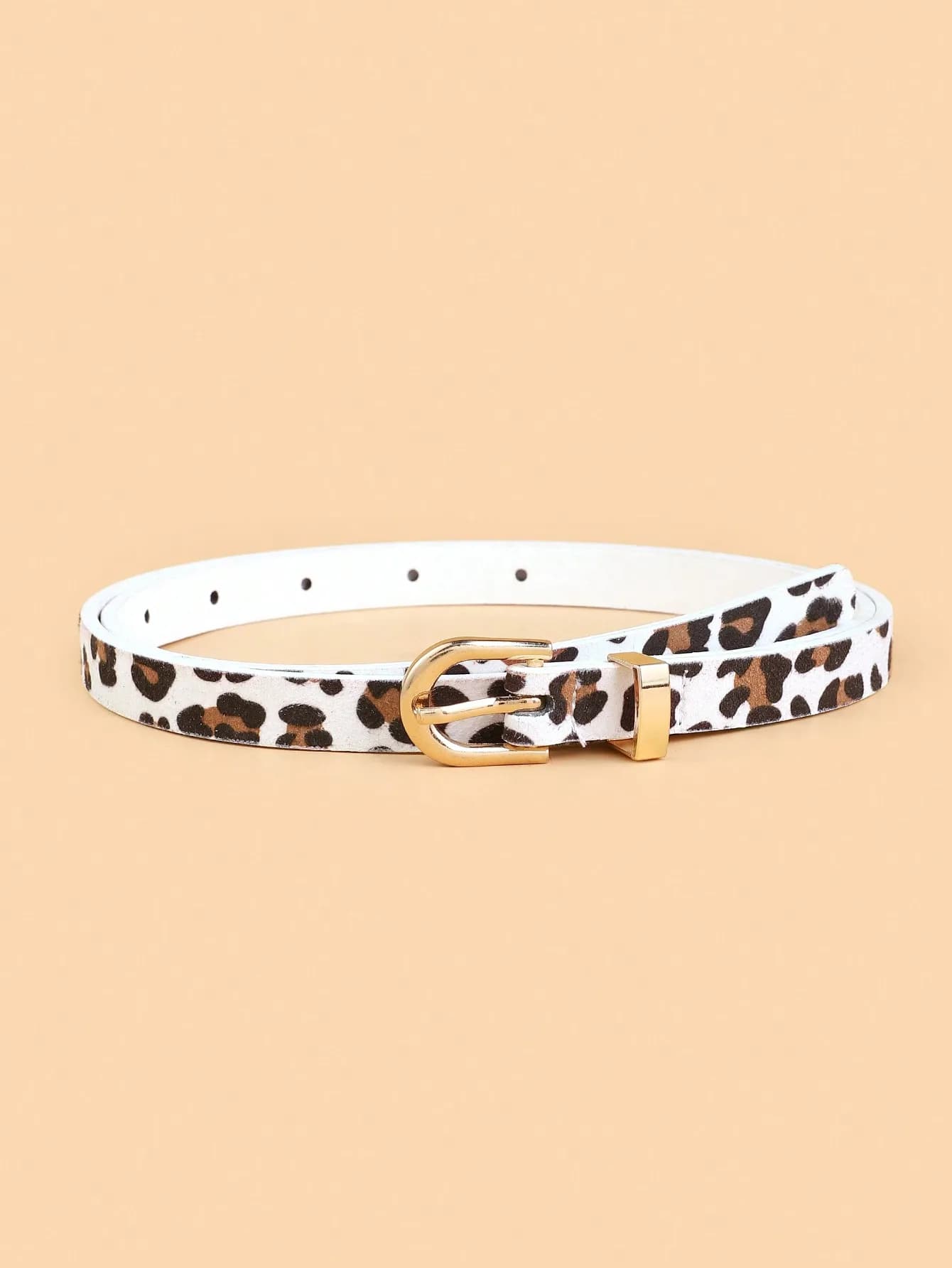 Boho Style PU ceinture imprimé léopard mince ceinture femmes robe Slim Fit femmes robe ceinture pers