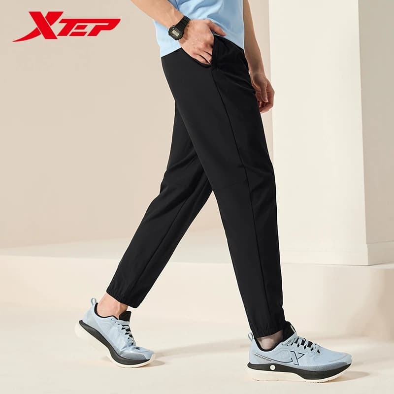Xtep tissé pantalons de survêtement pour hommes été Normcore hommes pantalons de survêtement trajet 