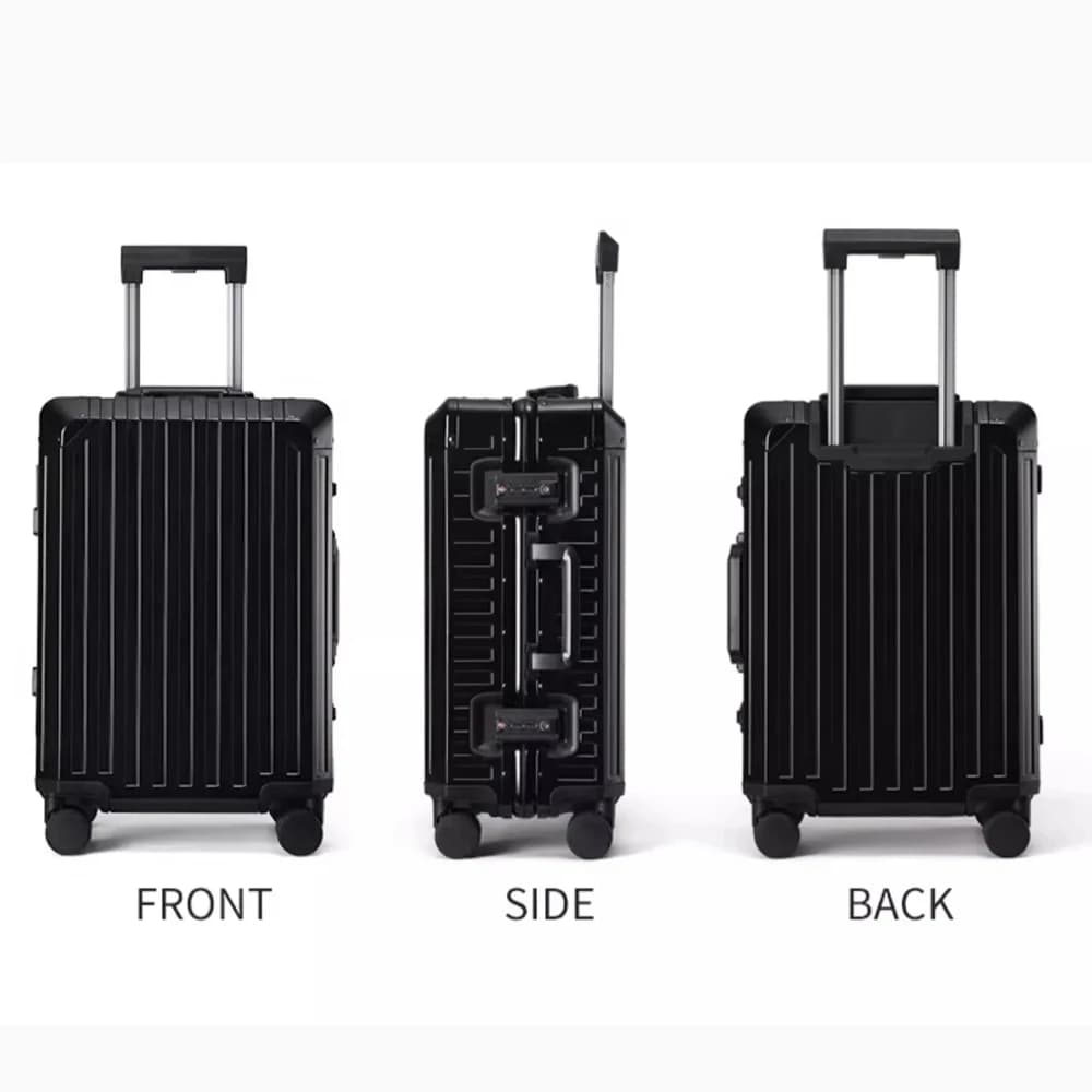 Nouveau Style tout en aluminium 20 "24" 28 "pouces valise de voyage continuer valise de luxe sac de 