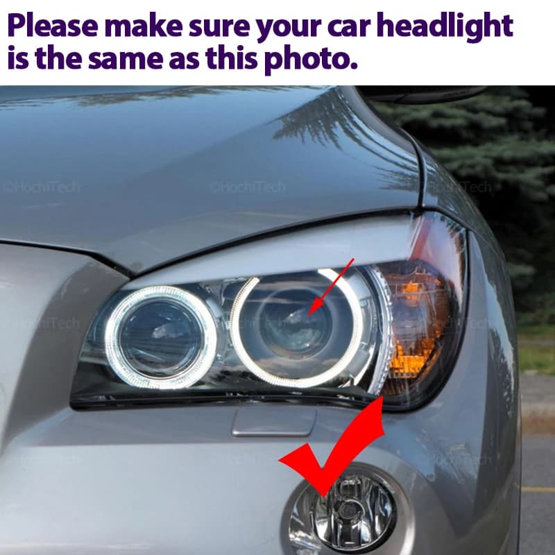 Ampoules de marqueur d'anneau d'oeil d'ange LED blanc sans erreur pour BMW X1 E84 phare au xénon 200