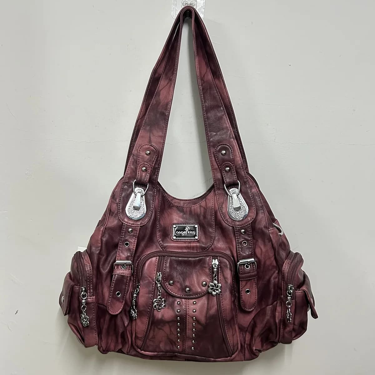 Sacs à main vintage pour femmes, sacs à bandoulière en cuir PU tendance, sacs à main de grande capac