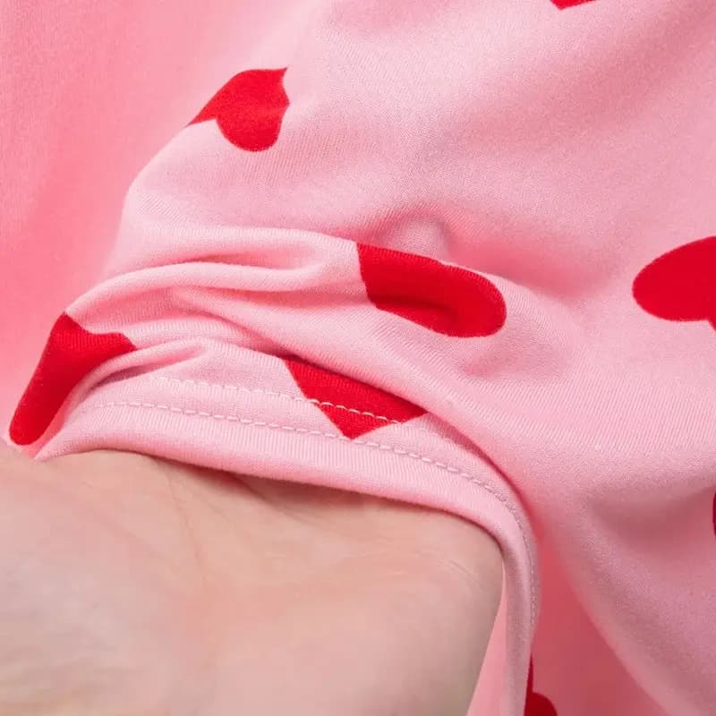 3 pièces fille été amour pantalons à manches courtes Shorts trois pièces fille Ōwarawa confortable m