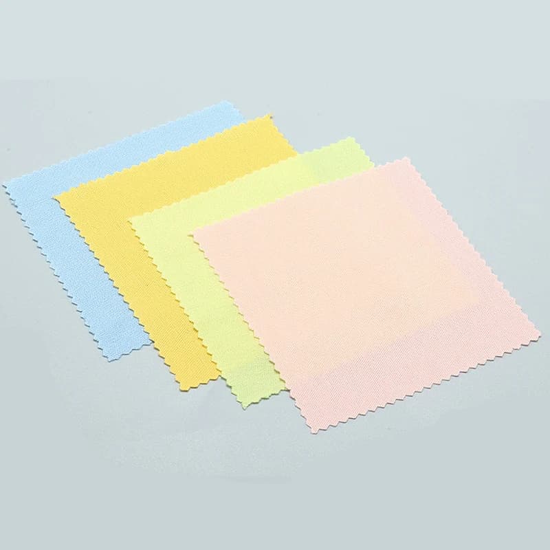 20 pcs/lot multicolore microfibre lunettes de soleil lunettes chiffon de nettoyage 13*13 cm lunettes
