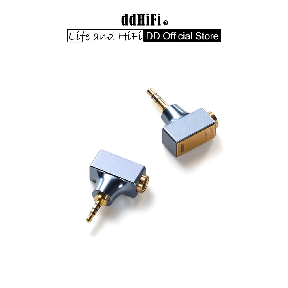 DD ddHiFi tout nouveau DJ44B / DJ44C Mark II, adaptateur de casque 4.4mm femelle à 2.5mm / 3.5mm mâl