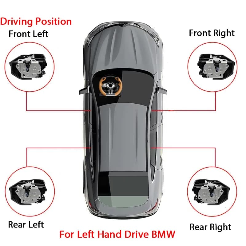 Actionneur de serrure de porte pour BMW 2005-2016 1 3 5 série E81 E82 E87 F20 F30 E93 E90 E91 F10 F1