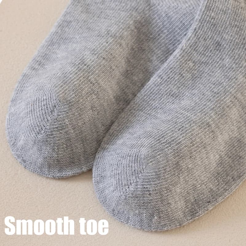 Chaussettes longues pour filles, couleur unie, chaussettes longues pour enfants de 1 à 12 ans, chaus