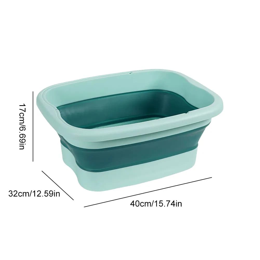 Bain de pieds portable pour massage, facile à prendre, baignoire de trempage des pieds, bassin plian