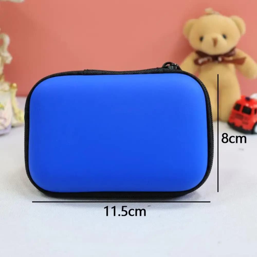 Boîte de rangement pour jeux de cartes, sac pour écouteurs Bluetooth, sac Eva, sac de rangement mult