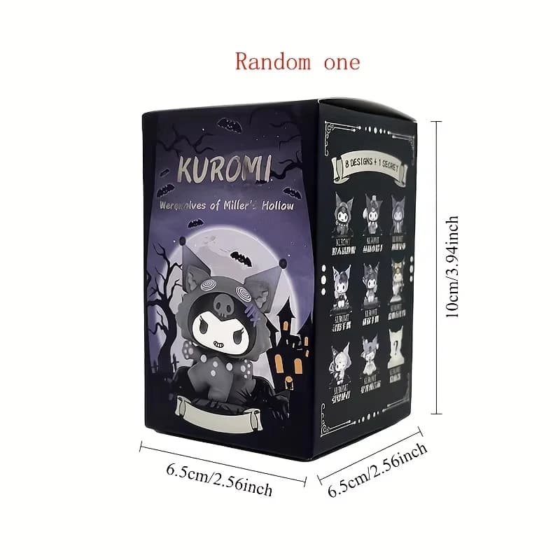 Sanrio boîte aveugle dessin animé Kuromi poupée chanceux Divination série Anime figurine modèle poup