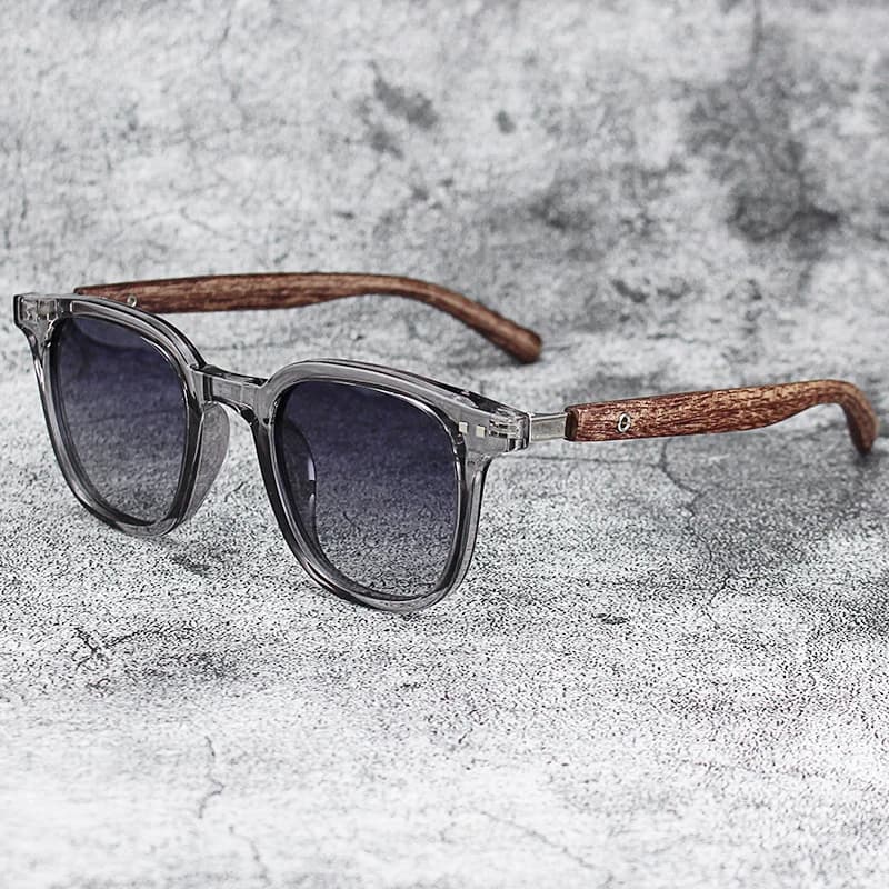 Nouvelles lunettes de soleil vintage pour hommes, monture PC, verres classiques de marque, verres tr