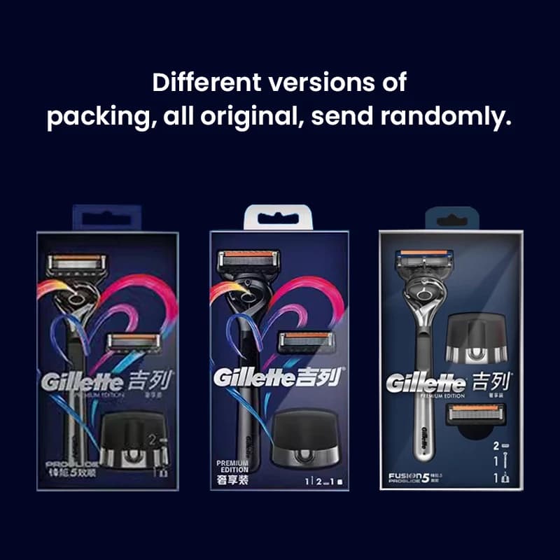 Gillette Fusion 5 ProGlide Razor Premium Edition Flex Ball Tech 5 couches lames ultra fines Machine
