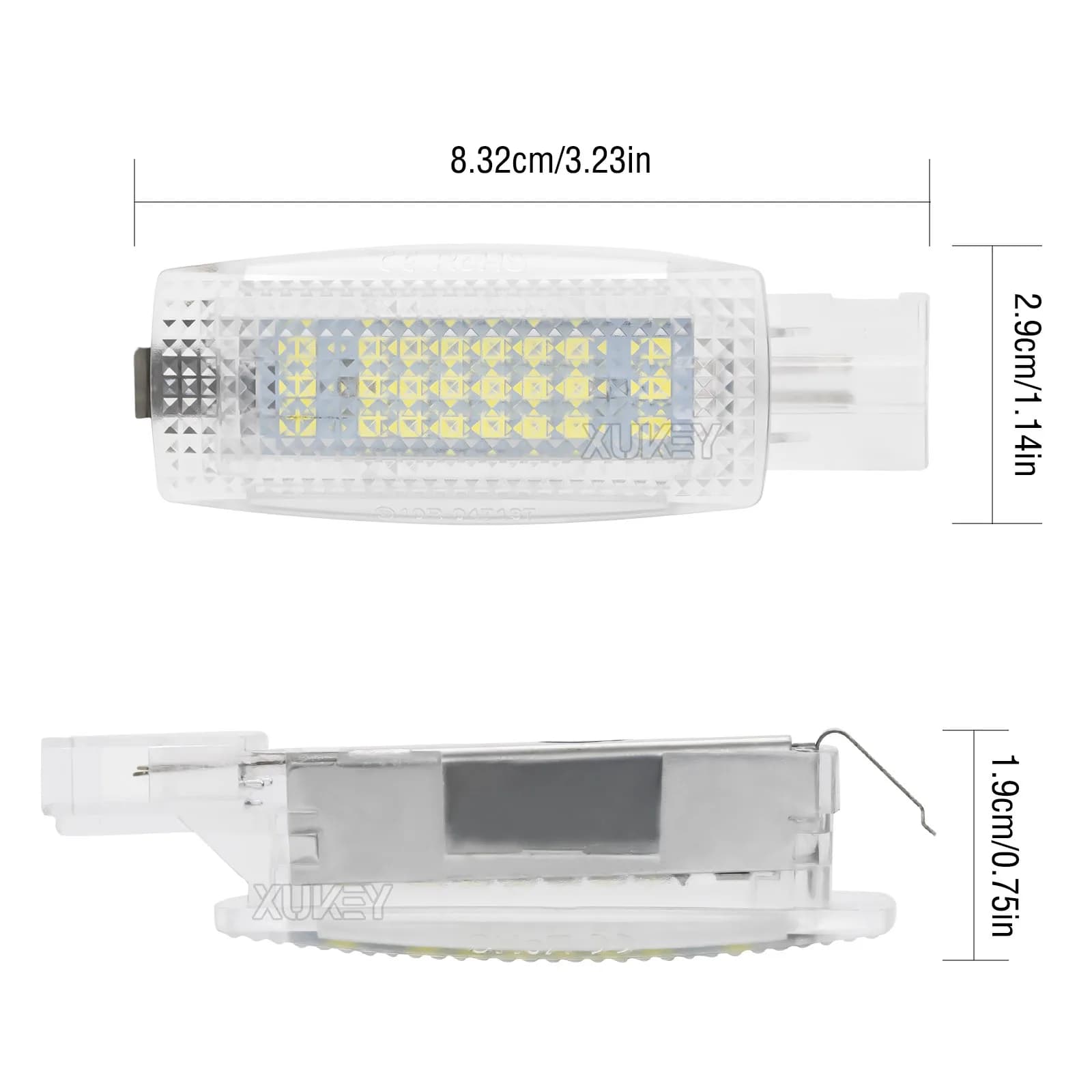 2x Canbus LED pare-soleil intérieur vanité miroir lumière voiture dôme plafonniers pour VW Golf 4 5 