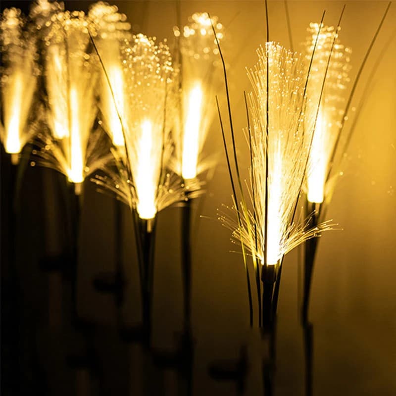 1-4 LED lampes de jardin solaires en plein air étanche Reed lumière lampe à énergie solaire cour de 