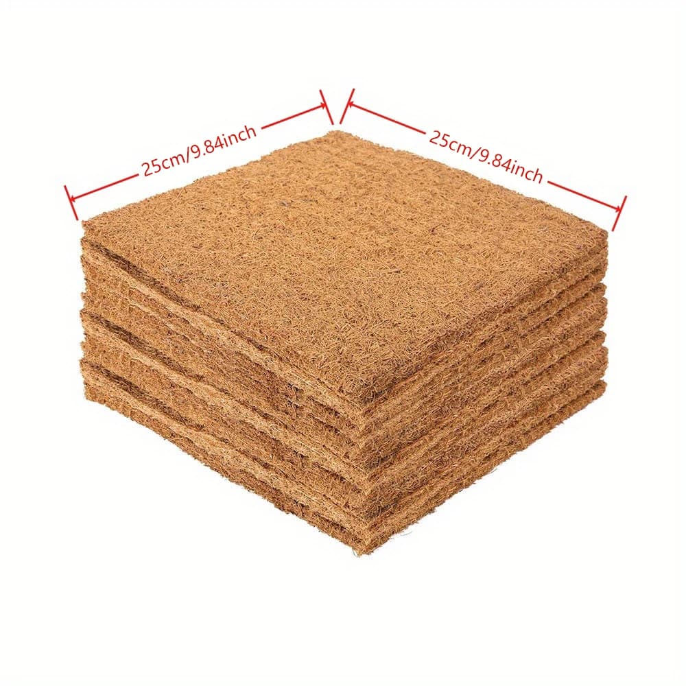 Coussinets de nidification de poulet écologiques en coco et fibre de palmier – Tapis de literie réut