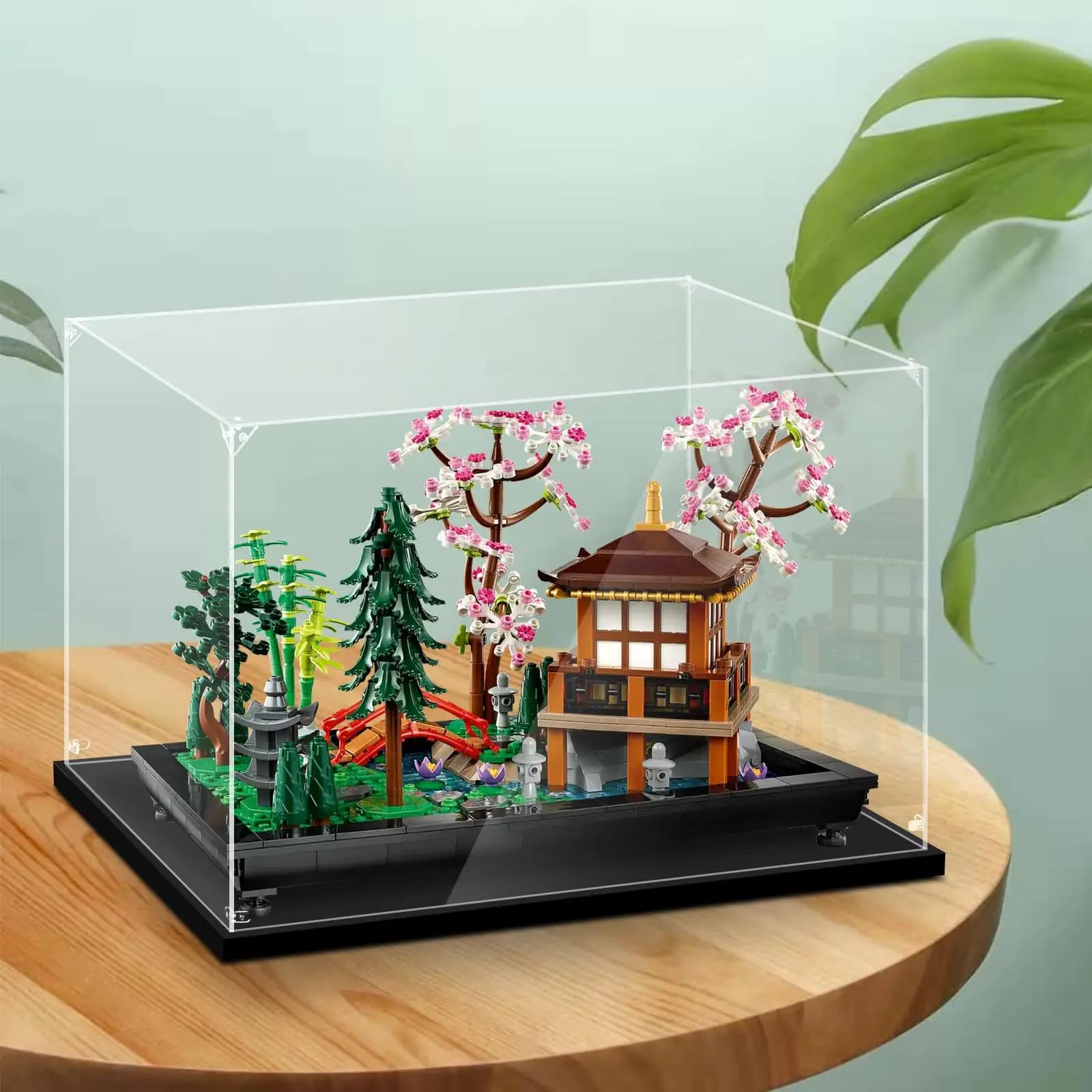 Présentoir de 150 tailles pour objets de collection, assemblage de boîte en acrylique transparent po