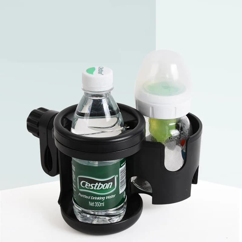 Poussette bébé 2 en 1, porte-gobelet rotatif, tasse d'eau de vélo, Double porte-bouteille pour landa