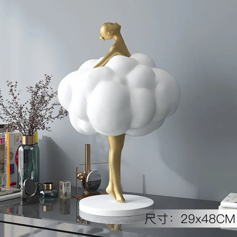 Décoration de salon créative pour personnes, porche, meuble TV, bureau, accessoires pour la maison, 