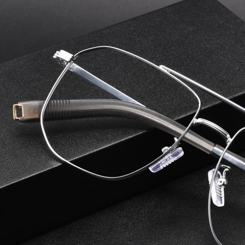 FIRADA mode Double faisceau lunettes Vintage luxe pur titane lunettes optique Prescription Ewewear c